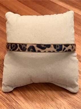 J.Crew | Leopard Enamel Bangle | 2.5” Diameter